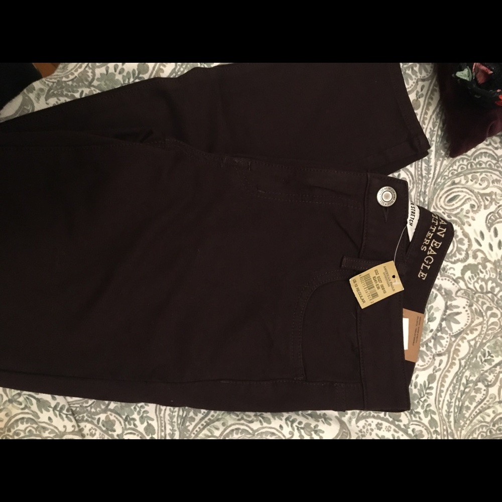 NWT American Eagle plum jegging 10Short